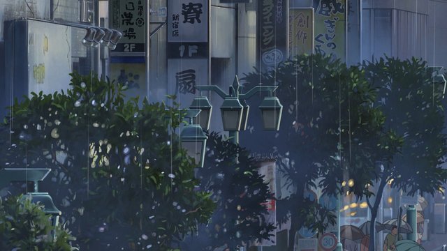 街道远景