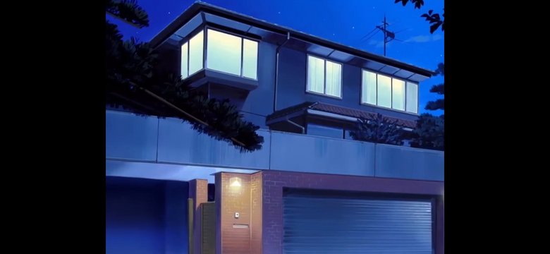越智家の玄関