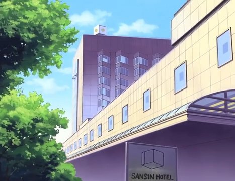 ホテル前の出会い
