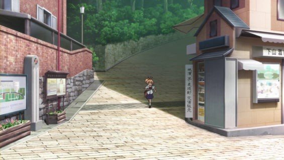 洋館が並ぶ坂道