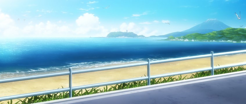最終話の海岸シーン