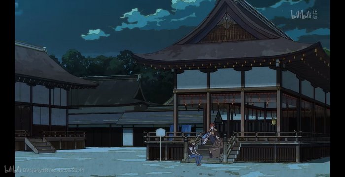 Shimogamo Shrine's tanuki meeting