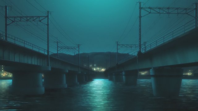 Bank under the bridge