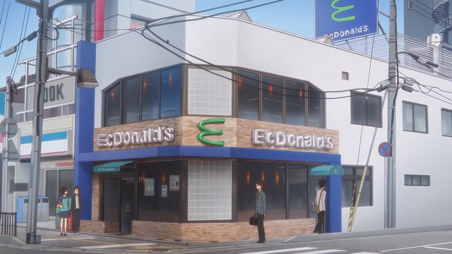 Fast-food restaurant near the station