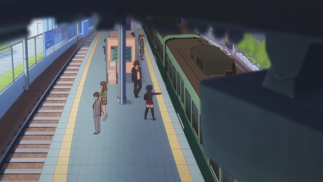Keihan Ishiyama Station Platform