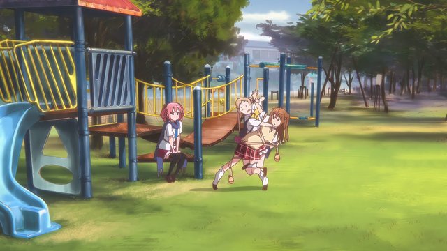 Park playground equipment
