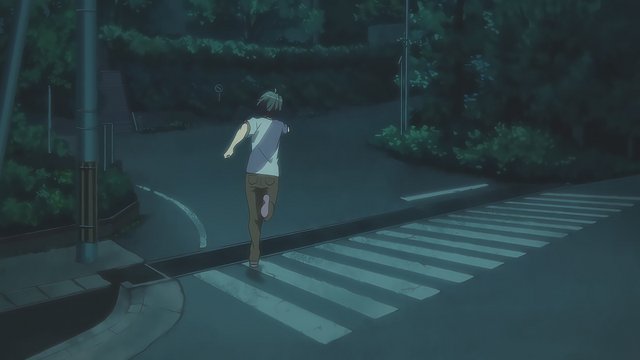 Quiet Crossroads at Night