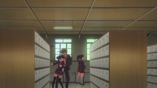 Shoe lockers of Private Midorigaoka Academy