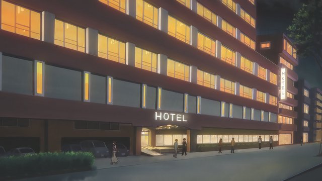 Hot spring trip · Inn entrance