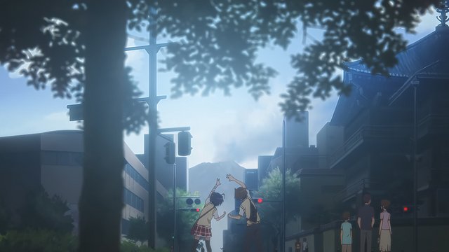 Crossroads with a View of a Volcano