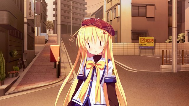 Meeting friends on the way to school