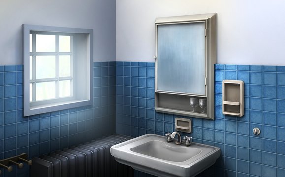 Washstand in a Western-style Mansion