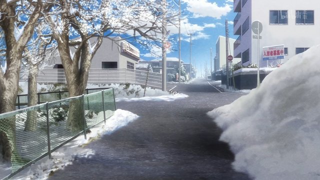 路口樱花坡道