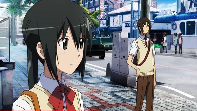 Crossroad after school