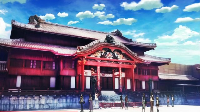 Ryukyu atmosphere inside Shurijo Castle