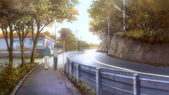 光坂高校前的坡道