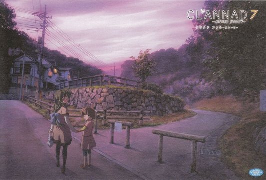 父娘と花畑
