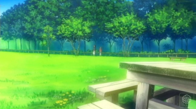 Ushio and Fuko meet in the park