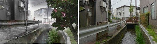 Path beside the dental clinic