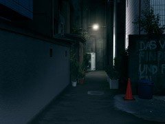 Dark back alley encounter