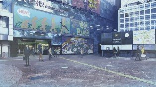 Shibuya Station Crossing