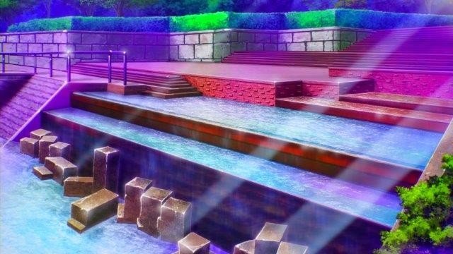 Brick Waterfall Garden