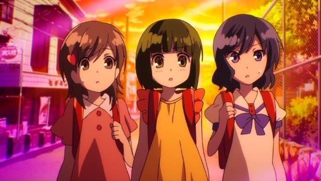 小学校前の通り