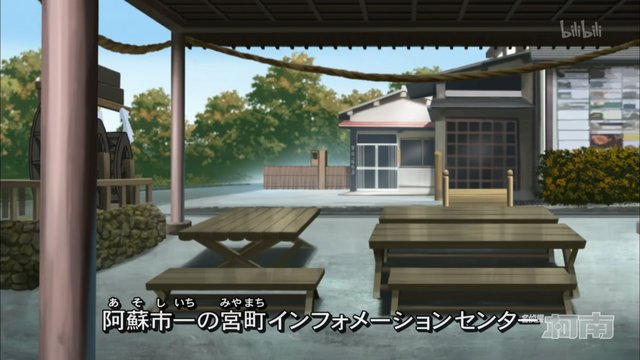 火山地帯の観光案内所