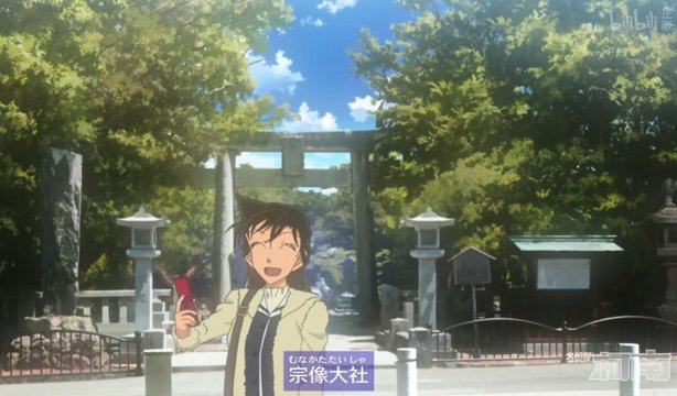 Front of the torii gate at summer festival