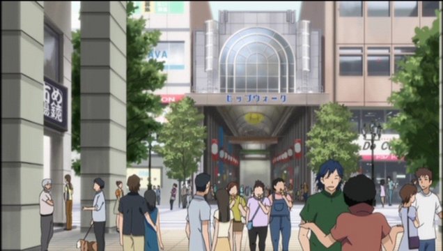 Arcade shopping street