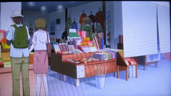 Souvenir shop scene