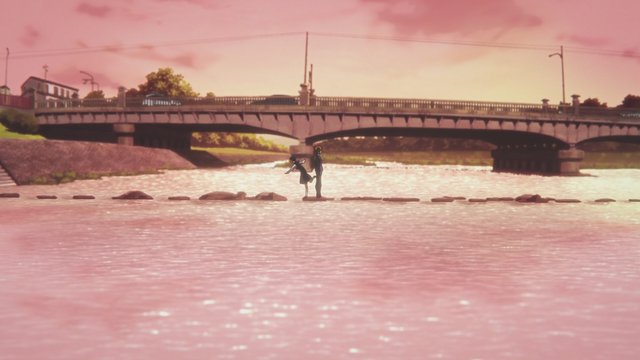 Under Kawachi Bridge overlooking the delta