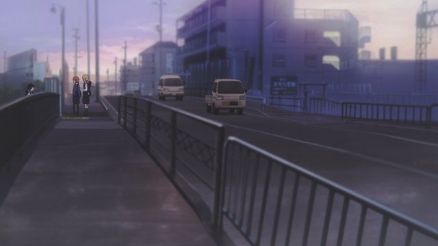 The bridge where Tamako and Mochizō walk