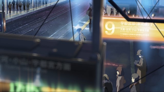 Station platform electronic information board