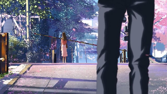 Railroad crossing and passing by