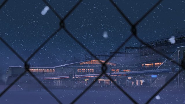 Takaki Tohno Watching a Train Depart