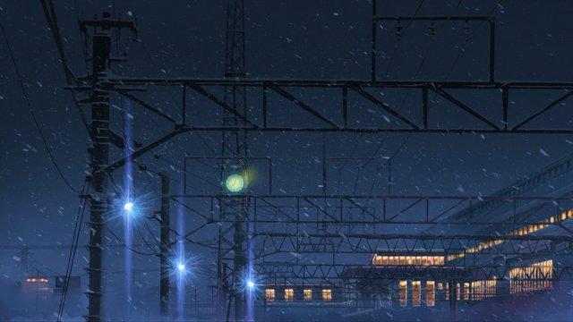 5 Centimeters per Second – Third Story – Station Platform