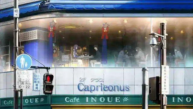Kaneki and Rize's date café