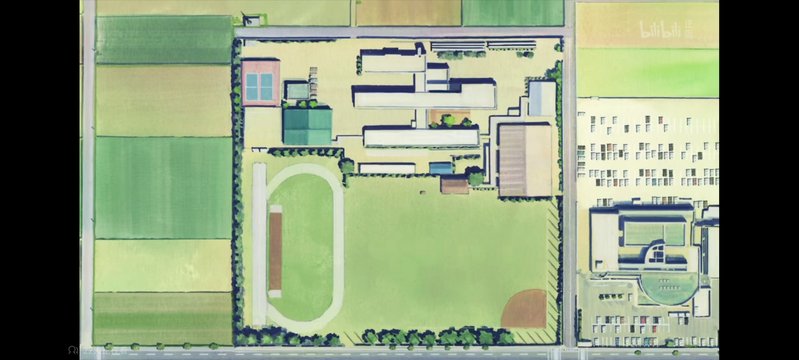 Tokisadame High School Building