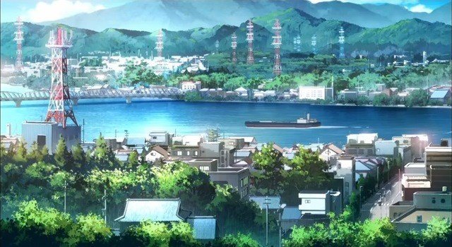 Rooftop of Ryushokan overlooking Mikuni Town