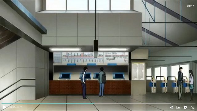 Inside the station