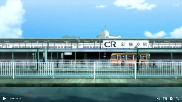 Shin-Yokohama Station platform scene