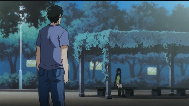 Meeting at the park bench