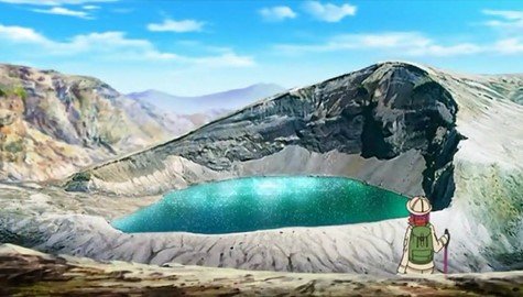 Memories by the volcanic lake